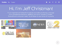Tablet Screenshot of jeffchristman.com